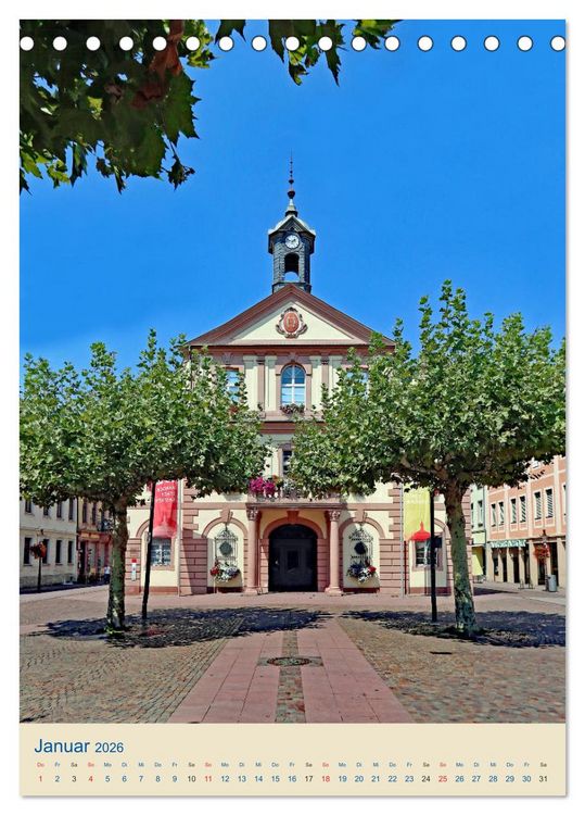 Produktbild: RASTATT (Tischkalender 2026 DIN A5 hoch), CALVENDO Monatskalender