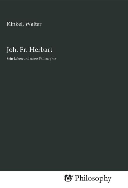Produktbild: Joh. Fr. Herbart
