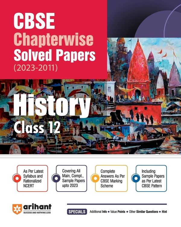 Produktbild: CBSE Chapterwise Solved Papers 2023-2011 History Class 12th