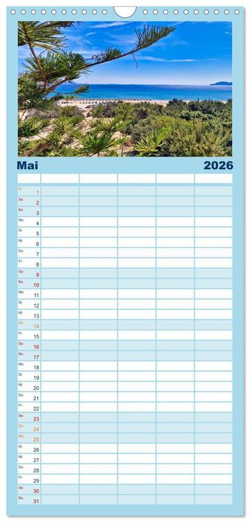 Produktbild: Familienplaner 2026 - Kos - zauberhafte Insel des Dodekanes mit 5 Spalten (Wandkalender, 21 x 45 cm) CALVENDO