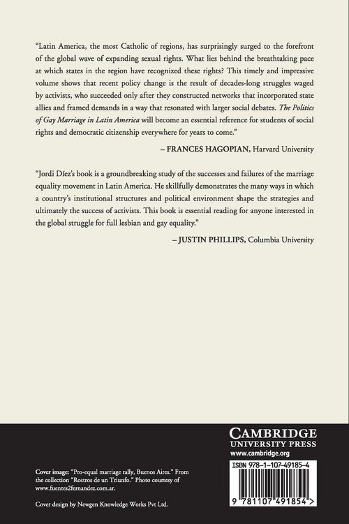 Produktbild: The Politics of Gay Marriage in Latin America