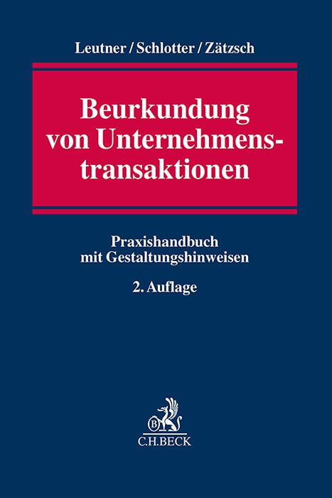 Produktbild: Beurkundung von Unternehmenstransaktionen