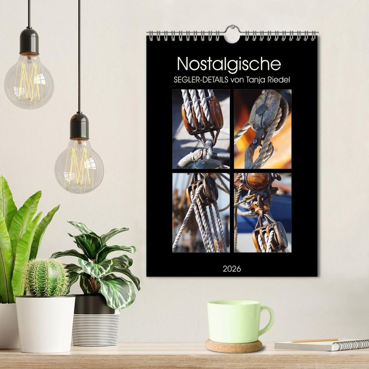 Produktbild: Nostalgische Segler-Details (Wandkalender 2026 DIN A4 hoch), CALVENDO Monatskalender