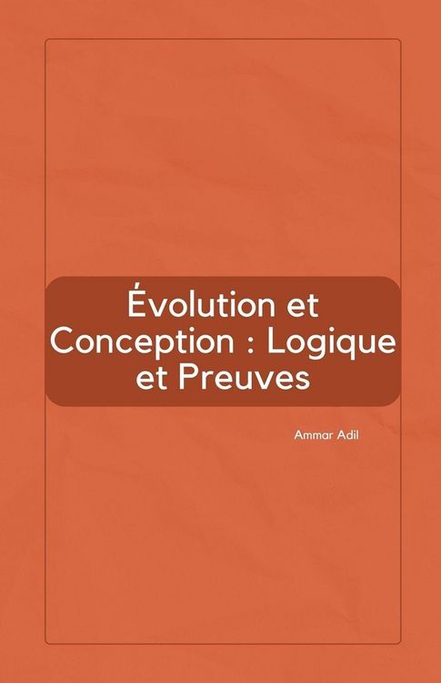 Produktbild: &Eacute;volution et Conception