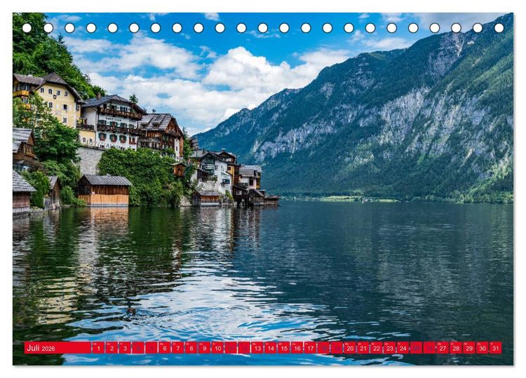 Produktbild: Hallstatt Impressionen (Tischkalender 2026 DIN A5 quer), CALVENDO Monatskalender