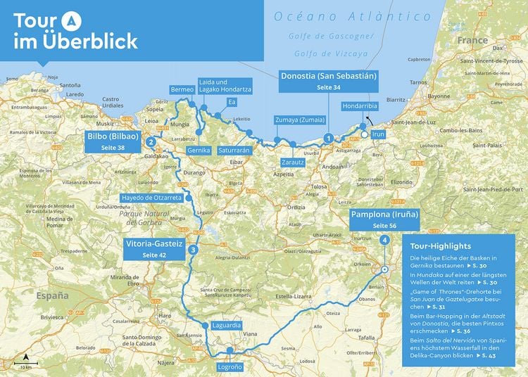 Produktbild: MARCO POLO Camper Guide Nordspanien: Atlantikk&uuml;ste & Pyren&auml;en