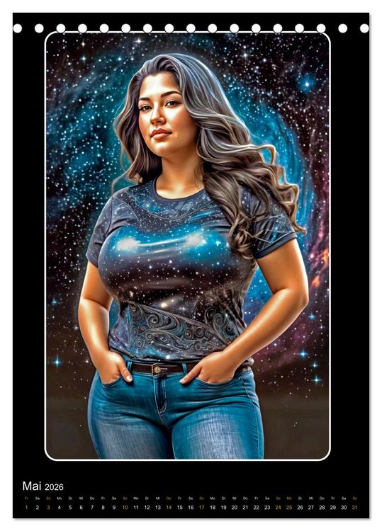Produktbild: Miss im Universum (Tischkalender 2026 DIN A5 hoch), CALVENDO Monatskalender