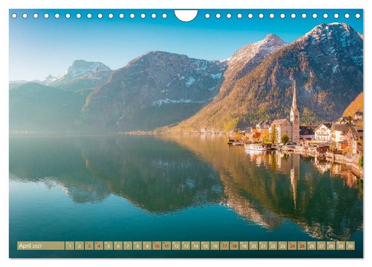 Produktbild: Alpenseen - Berge im Spiegel (Wandkalender 2027 DIN A4 quer), CALVENDO Monatskalender