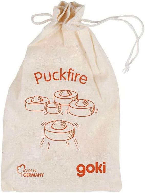 Produktbild: Goki 56788 - Puckfire, Finger-Curling, 7-teilig, Holz/Metall/Textil