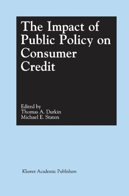 Produktbild: The Impact of Public Policy on Consumer Credit