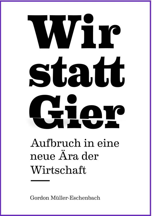 Produktbild: Wir statt Gier