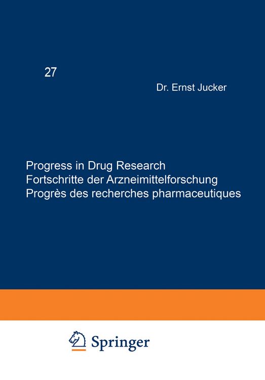 Produktbild: Progress in Drug Research / Fortschritte der Arzneimittelforschung / Progr&egrave;s des recherches pharmaceutiques