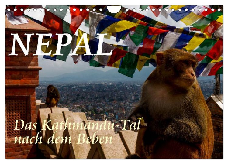 Produktbild: Nepal-Das Kathmandu-Tal nach dem Beben (Wandkalender 2026 DIN A4 quer), CALVENDO Monatskalender