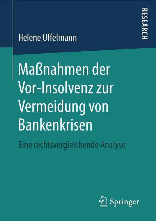 Produktbild: Ma&szlig;nahmen der Vor-Insolvenz zur Vermeidung von Bankenkrisen