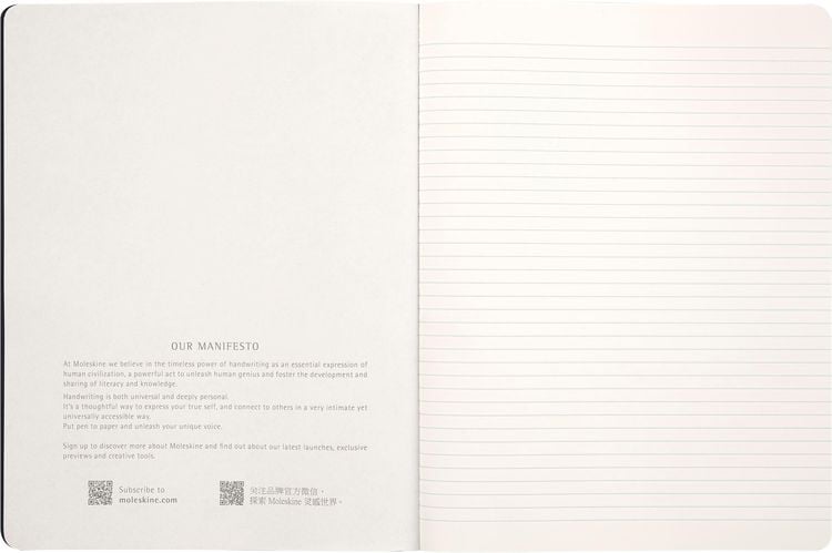 Produktbild: Moleskine Sakura Cahier, XL, weicher Einband, gemischt (liniert, blanko, punktiert)