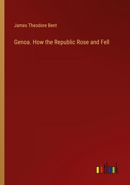 Produktbild: Genoa. How the Republic Rose and Fell