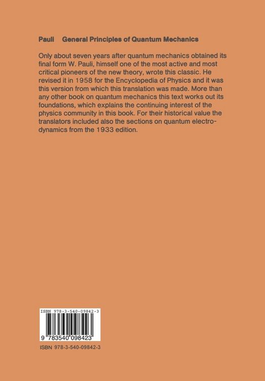 Produktbild: General Principles of Quantum Mechanics