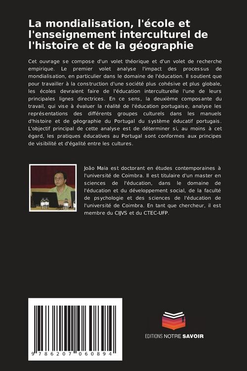 Produktbild: La mondialisation, l'&eacute;cole et l'enseignement interculturel de l'histoire et de la g&eacute;ographie