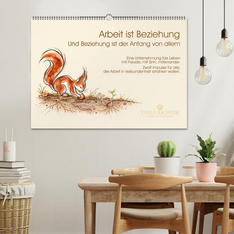 Produktbild: Arbeit ist Beziehung (Wandkalender 2027 DIN A2 quer), CALVENDO Monatskalender