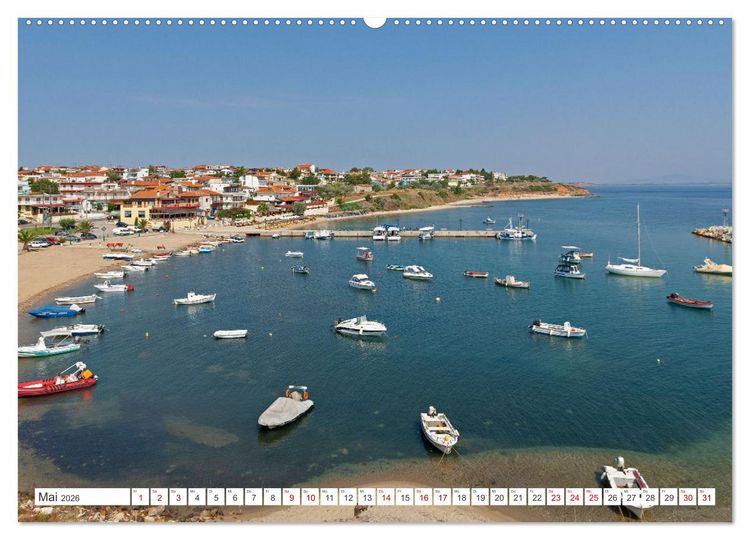 Produktbild: Chalkidiki - Urlaubsparadies in Nordgriechenland (hochwertiger Premium Wandkalender 2026 DIN A2 quer), Kunstdruck in Hochglanz