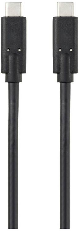 Produktbild: Renkforce USB-C&reg; Kabel USB4&reg; USB-C&reg; Stecker, USB-C&reg; Stecker 1.00 m Schwarz doppelt geschirmt RF-5241746