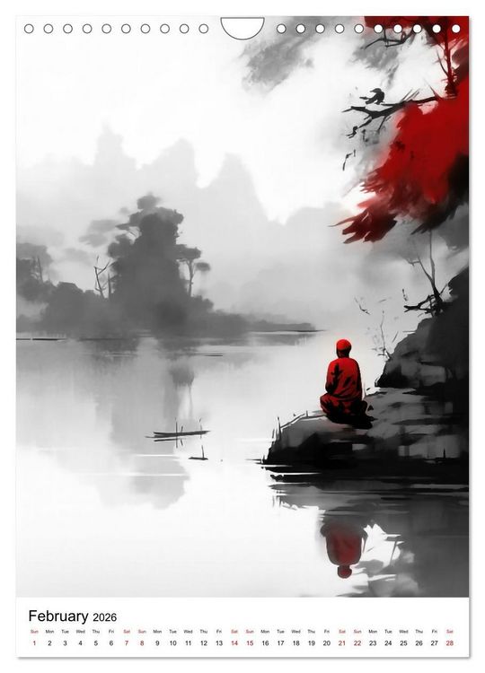 Produktbild: Zen Serenity (Wall Calendar 2026 DIN A4 portrait), CALVENDO 12 Month Wall Calendar