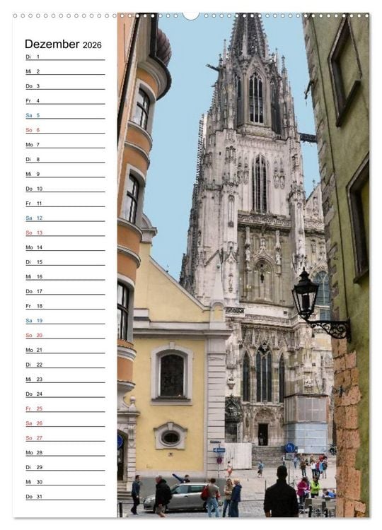 Produktbild: Regensburg - Ansichtssache (hochwertiger Premium Wandkalender 2026 DIN A2 hoch), Kunstdruck in Hochglanz