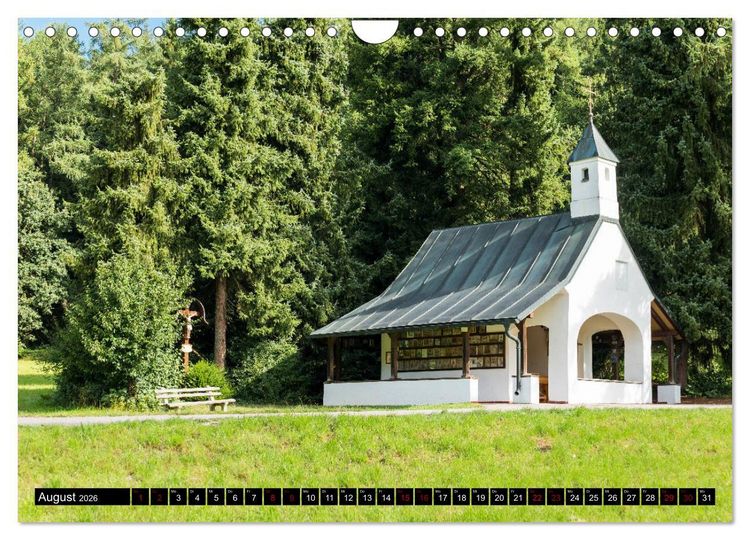 Produktbild: Bayerische Landschaften - Ein Streifzug durch das Dachauer Land (Wandkalender 2026 DIN A4 quer), CALVENDO Monatskalender