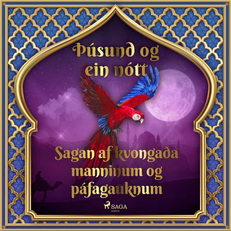 Produktbild: Sagan af kvonga&eth;a manninum og p&aacute;fagauknum (&THORN;&uacute;sund og ein n&oacute;tt 14)
