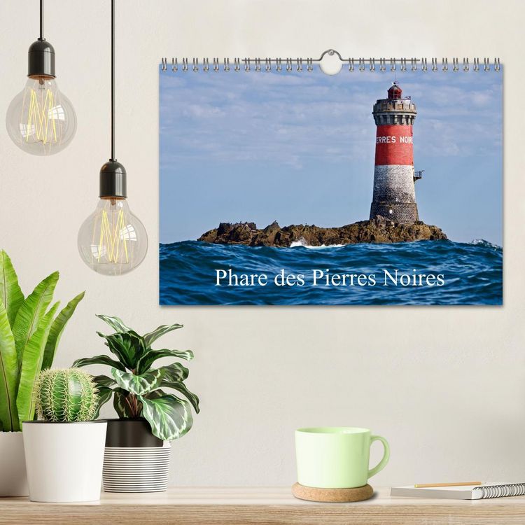 Produktbild: Phare des Pierres Noires (Calendrier mural 2026 DIN A4 vertical), CALVENDO calendrier mensuel