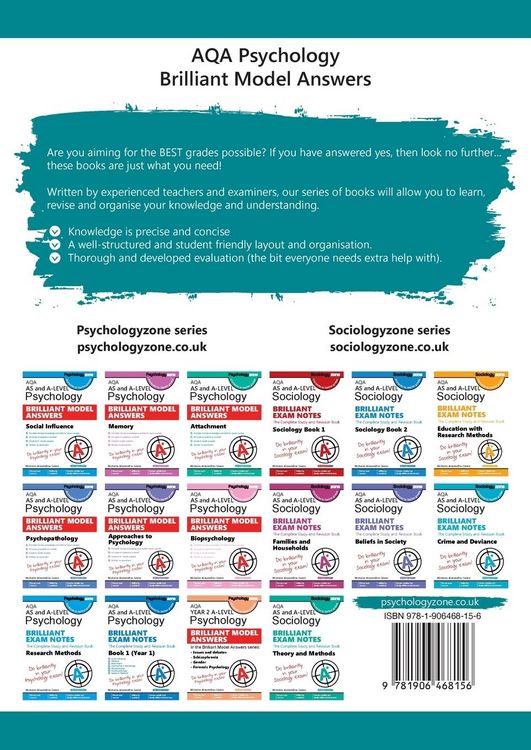 Produktbild: AQA A level Psychology