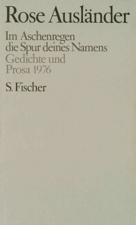 Produktbild: Im Aschenregen / die Spur deines Namens