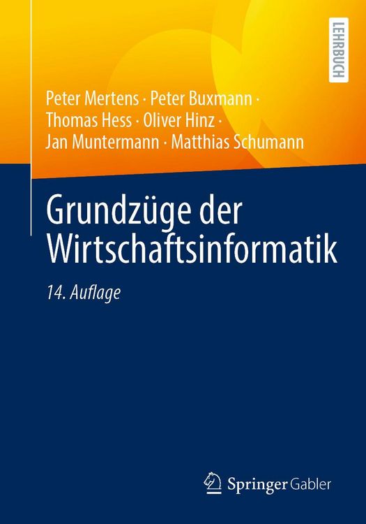 Produktbild: Grundz&uuml;ge der Wirtschaftsinformatik