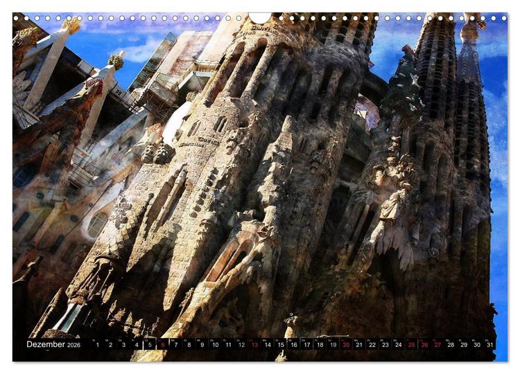 Produktbild: Barcelona (Wandkalender 2026 DIN A3 quer), CALVENDO Monatskalender