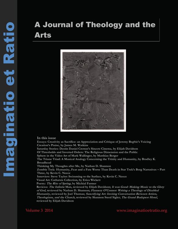 Produktbild: Imaginatio et Ratio: A Journal of Theology and the Arts, Volume 3, Issue 1