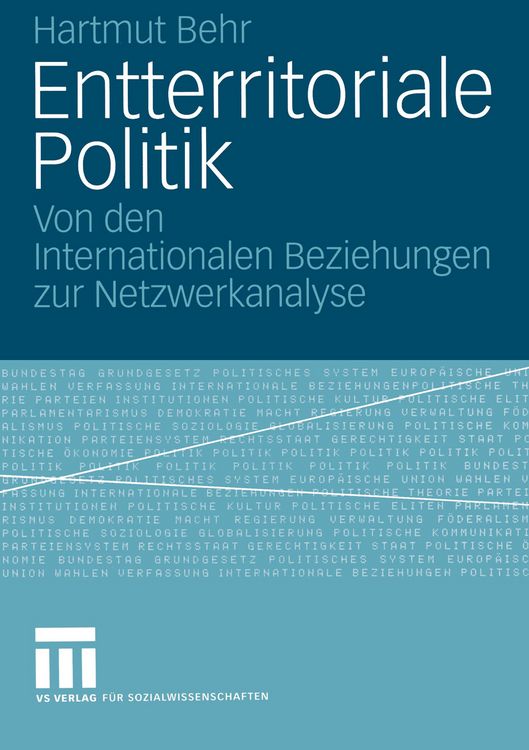 Produktbild: Entterritoriale Politik