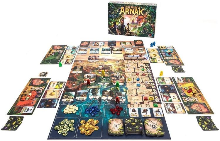 Produktbild: Pegasus CGE00059 - Lost Ruins of Arnak, Min & Elwen, englische Version
