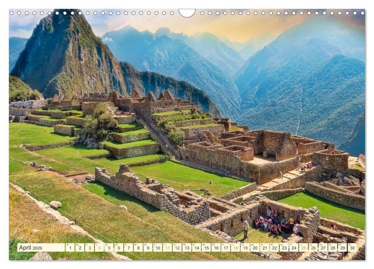 Produktbild: Machu Picchu - Stadt der Inka (Wandkalender 2026 DIN A3 quer), CALVENDO Monatskalender