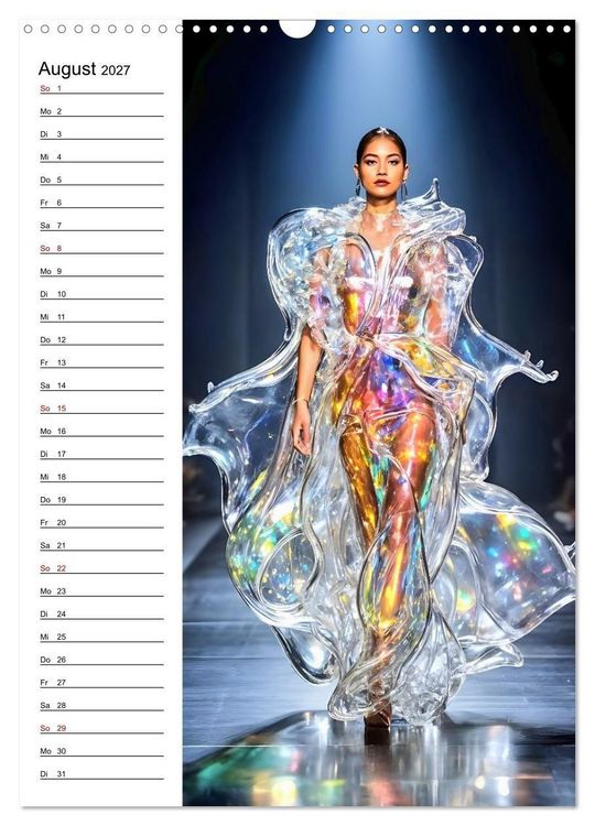 Produktbild: Impossible Couture - Futuristische Mode jenseits von Schwerkraft und Realit&auml;t (Wandkalender 2027 DIN A3 hoch), CALVENDO Monatskalender