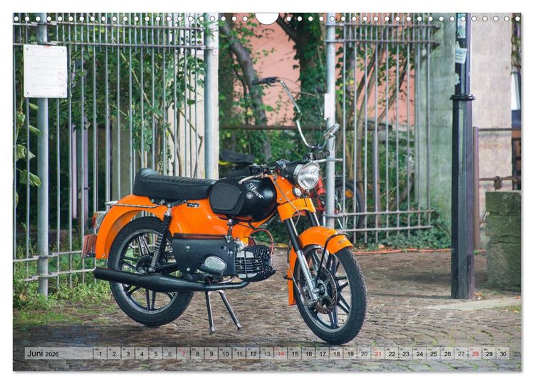 Produktbild: Oldtimer Mopeds - fotografiert von Michael Allmaier (Wandkalender 2026 DIN A3 quer), CALVENDO Monatskalender