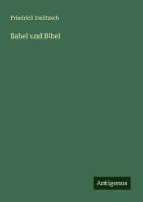 Produktbild: Babel und Bibel