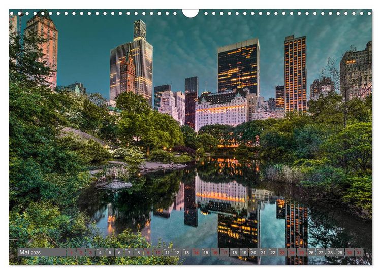 Produktbild: New York City Vibes (Wandkalender 2026 DIN A3 quer), CALVENDO Monatskalender