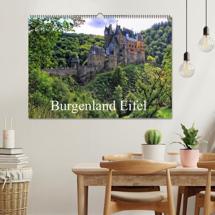 Produktbild: Burgenland Eifel (Wandkalender 2026 DIN A2 quer), CALVENDO Monatskalender