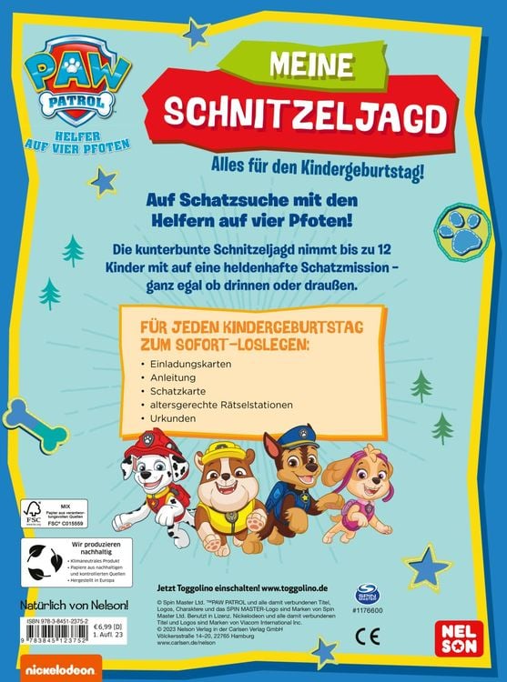 PAW Patrol Mitmachbuch: Meine Schnitzeljagd