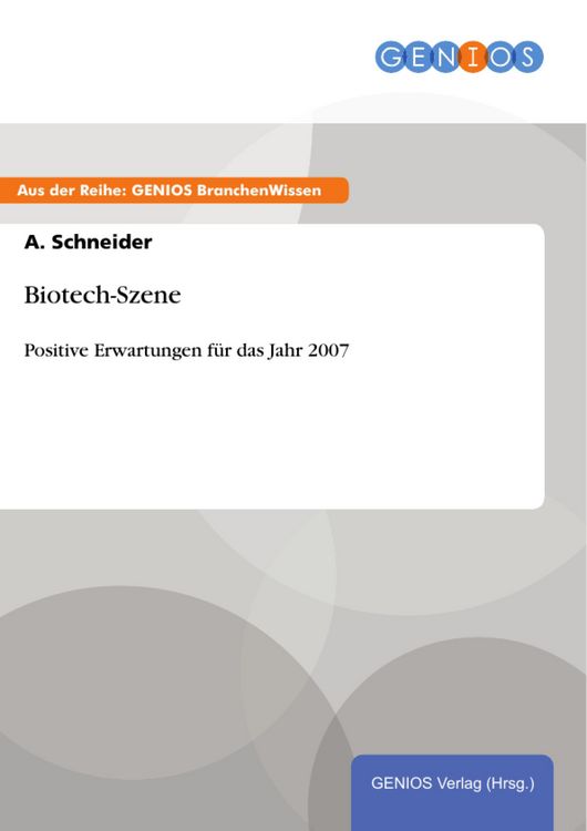 Produktbild: Biotech-Szene
