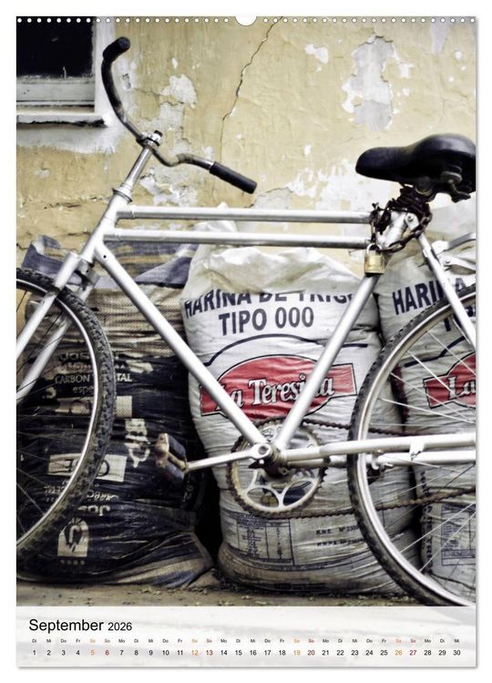 Produktbild: Fahrrad Alltag (Wandkalender 2026 DIN A2 hoch), CALVENDO Monatskalender