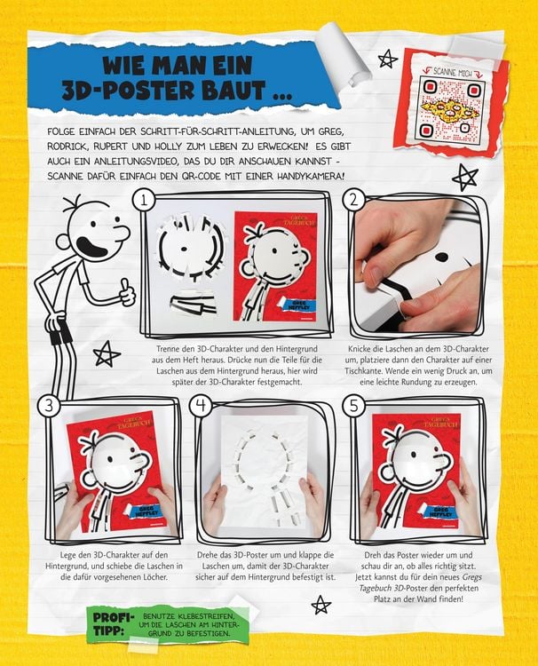 Produktbild: Gregs Tagebuch - Meine 3D-Poster