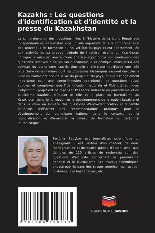 Produktbild: Kazakhs : Les questions d'identification et d'identit&eacute; et la presse du Kazakhstan