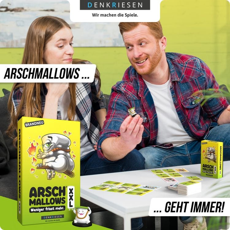 Produktbild: DENKRIESEN - ARSCHMALLOWS&reg; XXL - "weniger frisst mehr."