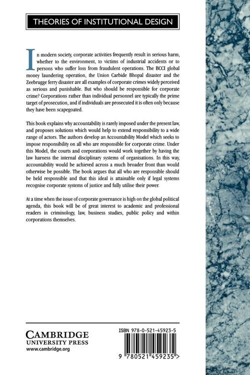 Produktbild: Corporations, Crime and Accountability